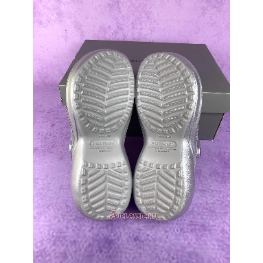 Buy Balenciaga Crocs Mule Jibbitz Slip-On Silver Silver 720762 W0FOW 5600 Quality Reps Replicas Shoes