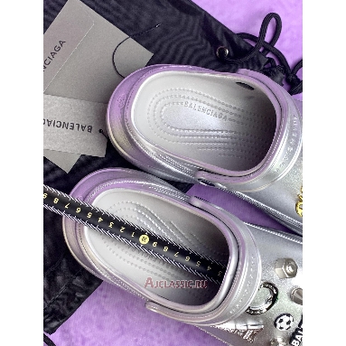 Buy Balenciaga Crocs Mule Jibbitz Slip-On Silver Silver 720762 W0FOW 5600 Quality Reps Replicas Shoes