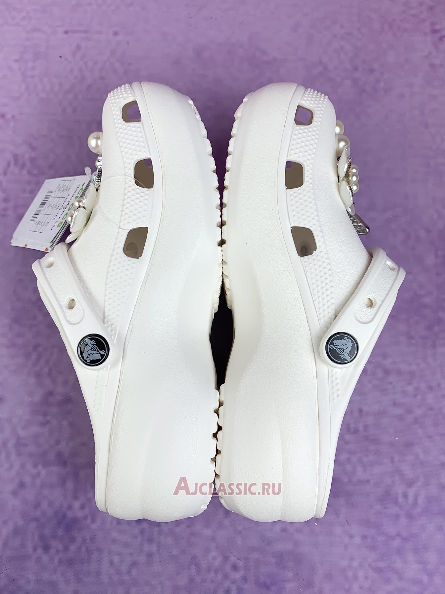 New Balenciaga Crocs Mule Jibbitz Slip-On "White" 720762 W0FOY 5600 Shoes