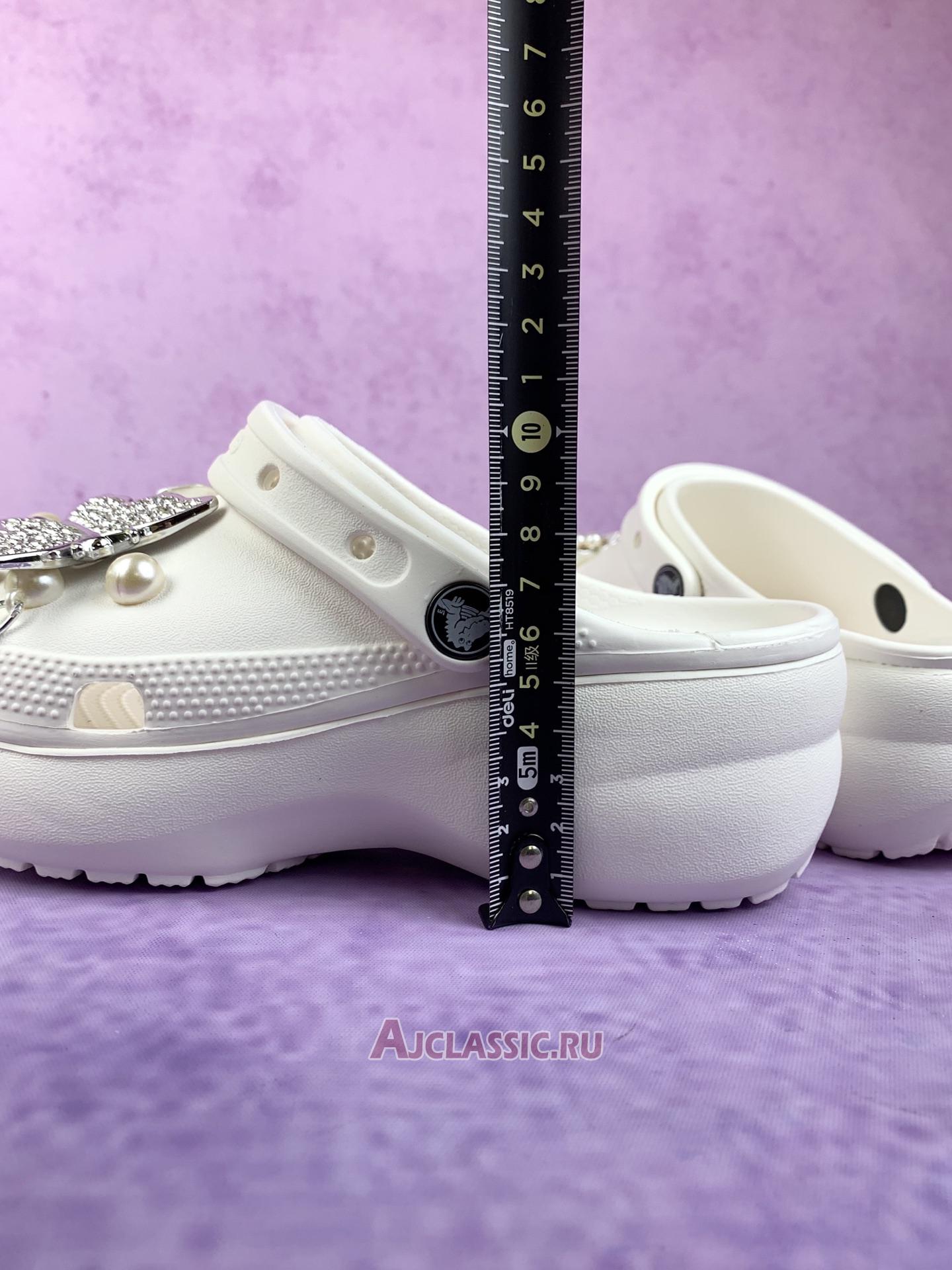 New Balenciaga Crocs Mule Jibbitz Slip-On "White" 720762 W0FOY 5600 Shoes