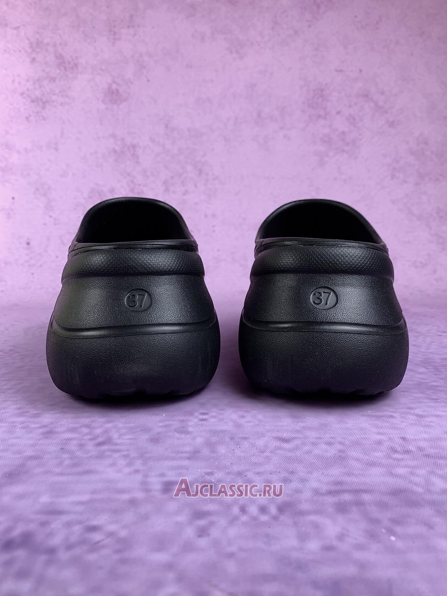 New Balenciaga Crocs Womens Pool Slide Sandal "Black" 77389 W1S8K 2500 Shoes