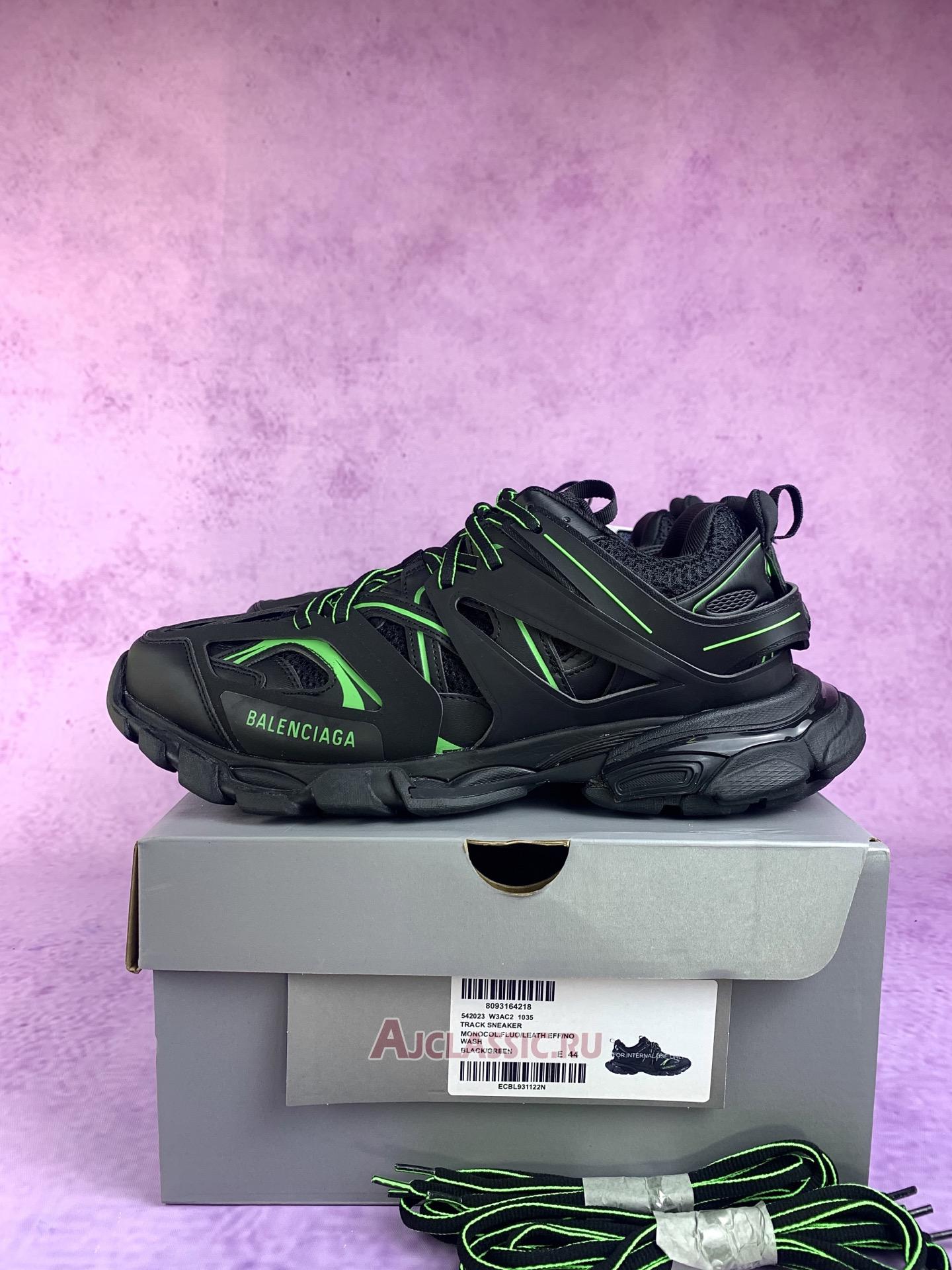 New Balenciaga Track Sneaker "Black Green" 542023 W3AC2 1035 Shoes