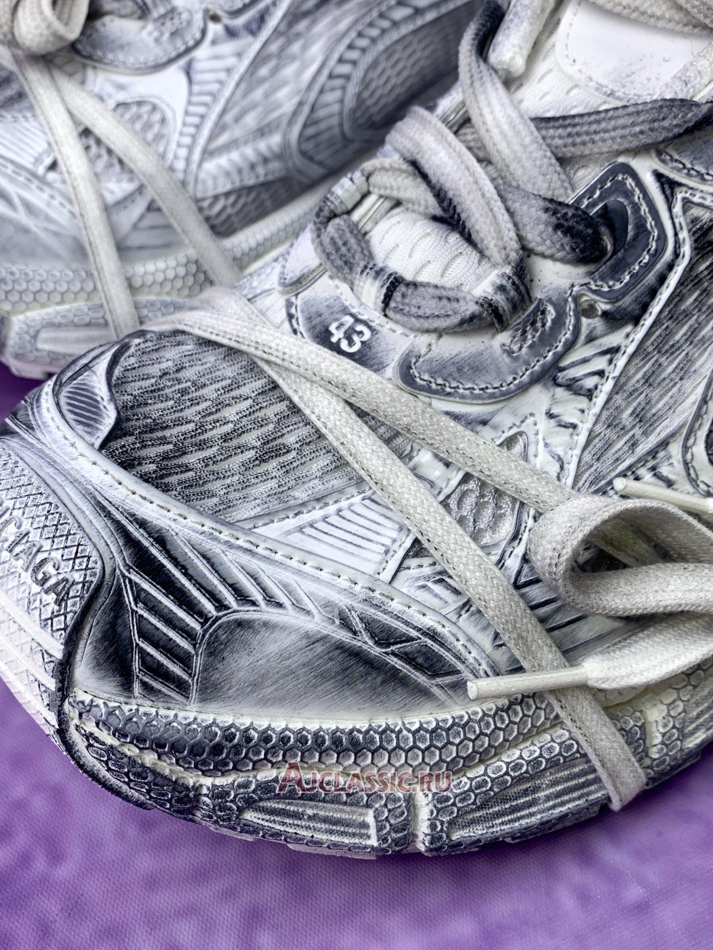 New Balenciaga 3XL Reflective Sneaker "Grey Silver" 778698 W3XLL 2097 Shoes