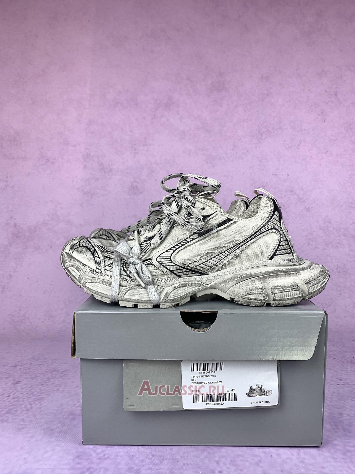 New Balenciaga 3XL Sneaker "Worn-Out Beige" 734734 W3XDC 2002 Shoes