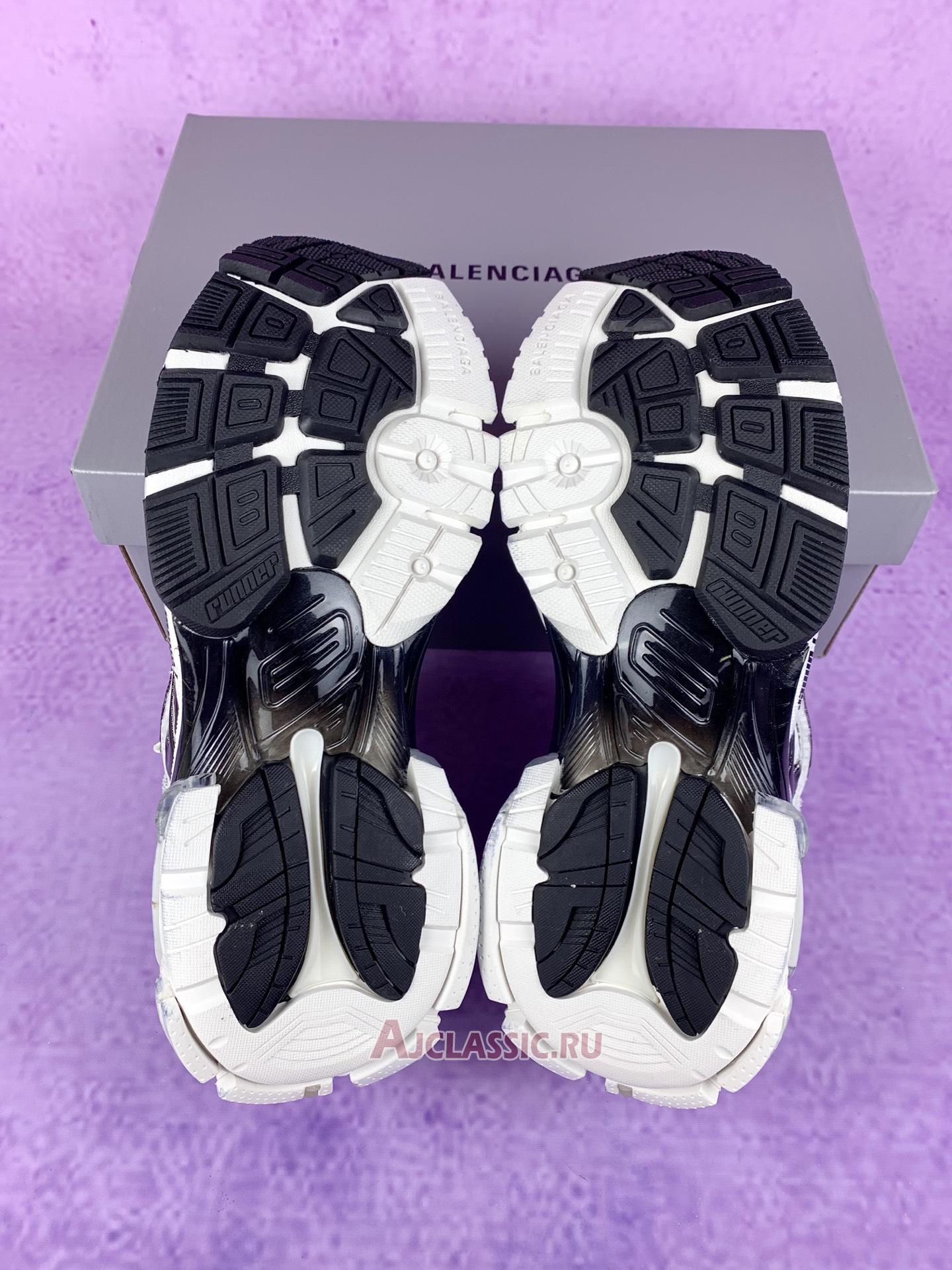 New Balenciaga Runner Sneaker "White Black Gradient" 772774 WRUNG 9010 Shoes