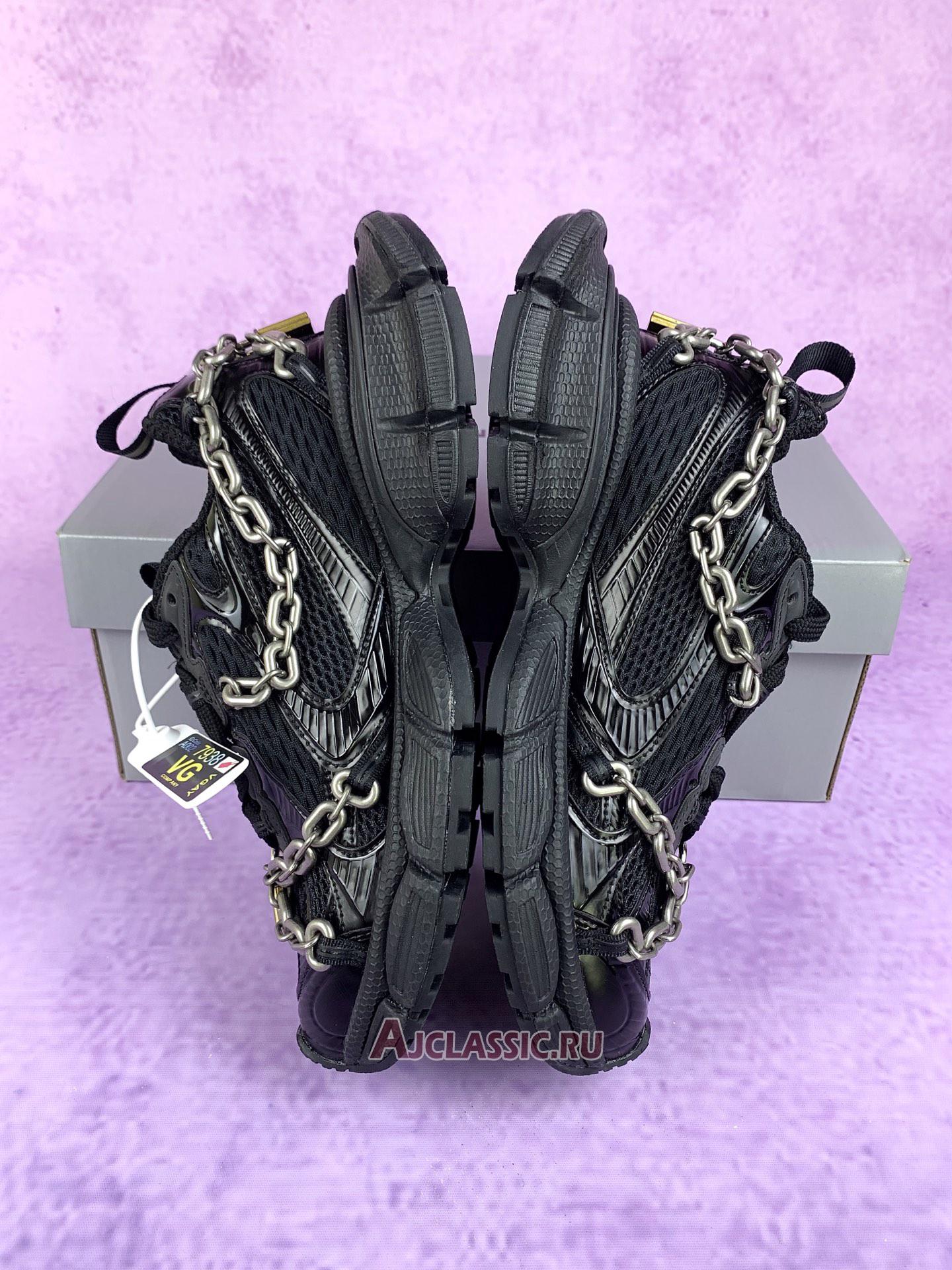 New Balenciaga 3XL Chain Sneaker "Black" 825622 W3XPL 1882 Shoes