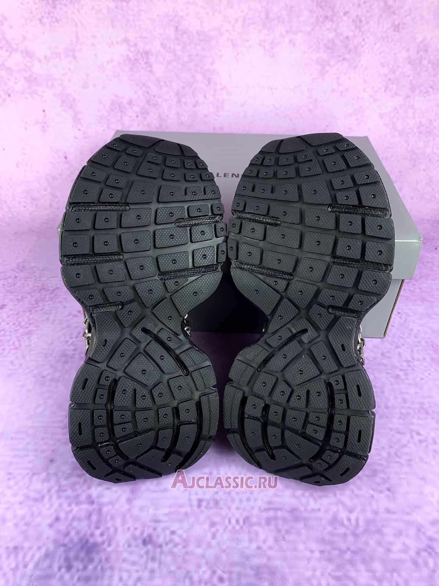 New Balenciaga 3XL Chain Sneaker "Black" 825622 W3XPL 1882 Shoes