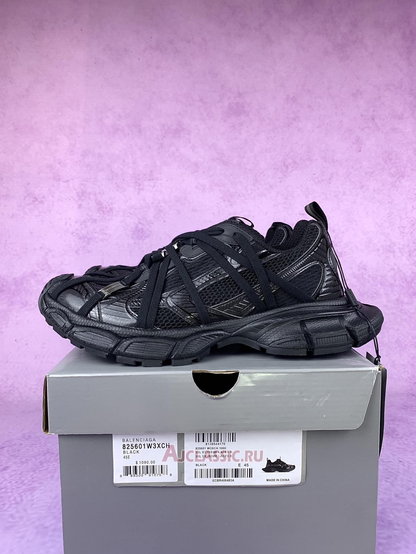 New Balenciaga 3XL Sneaker "Worn-Out Black" 734734 W3XL1 1010-2 Shoes