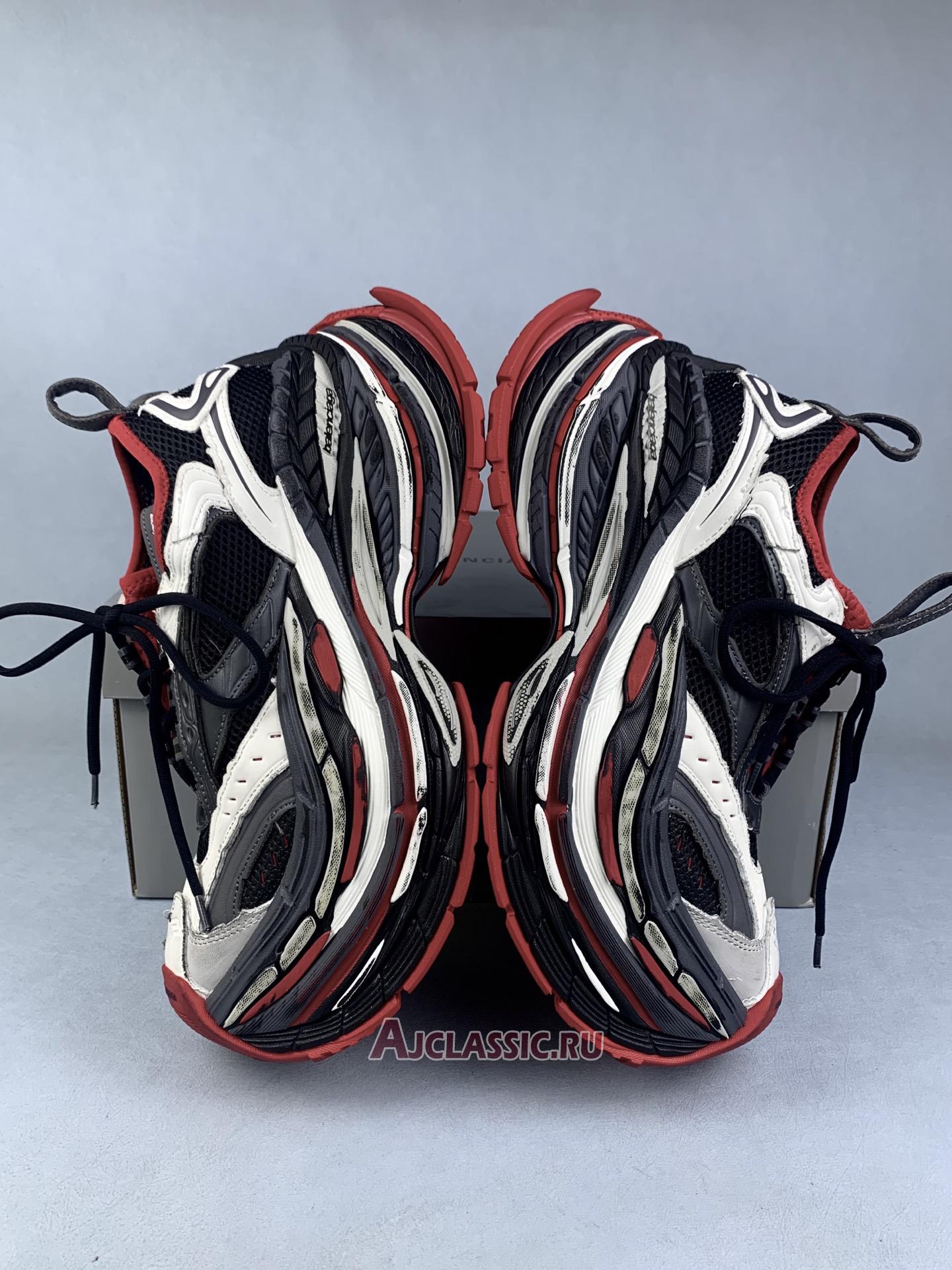 New Balenciaga Platform Reduced Sneaker "Black Grey Red" 821137 WPLTF 1160 Shoes