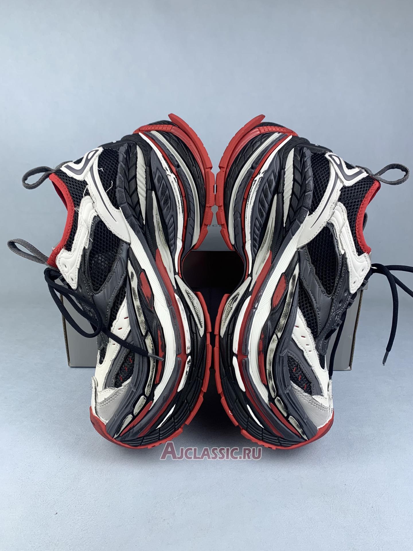 New Balenciaga Platform Reduced Sneaker "Black Grey Red" 821137 WPLTF 1160 Shoes