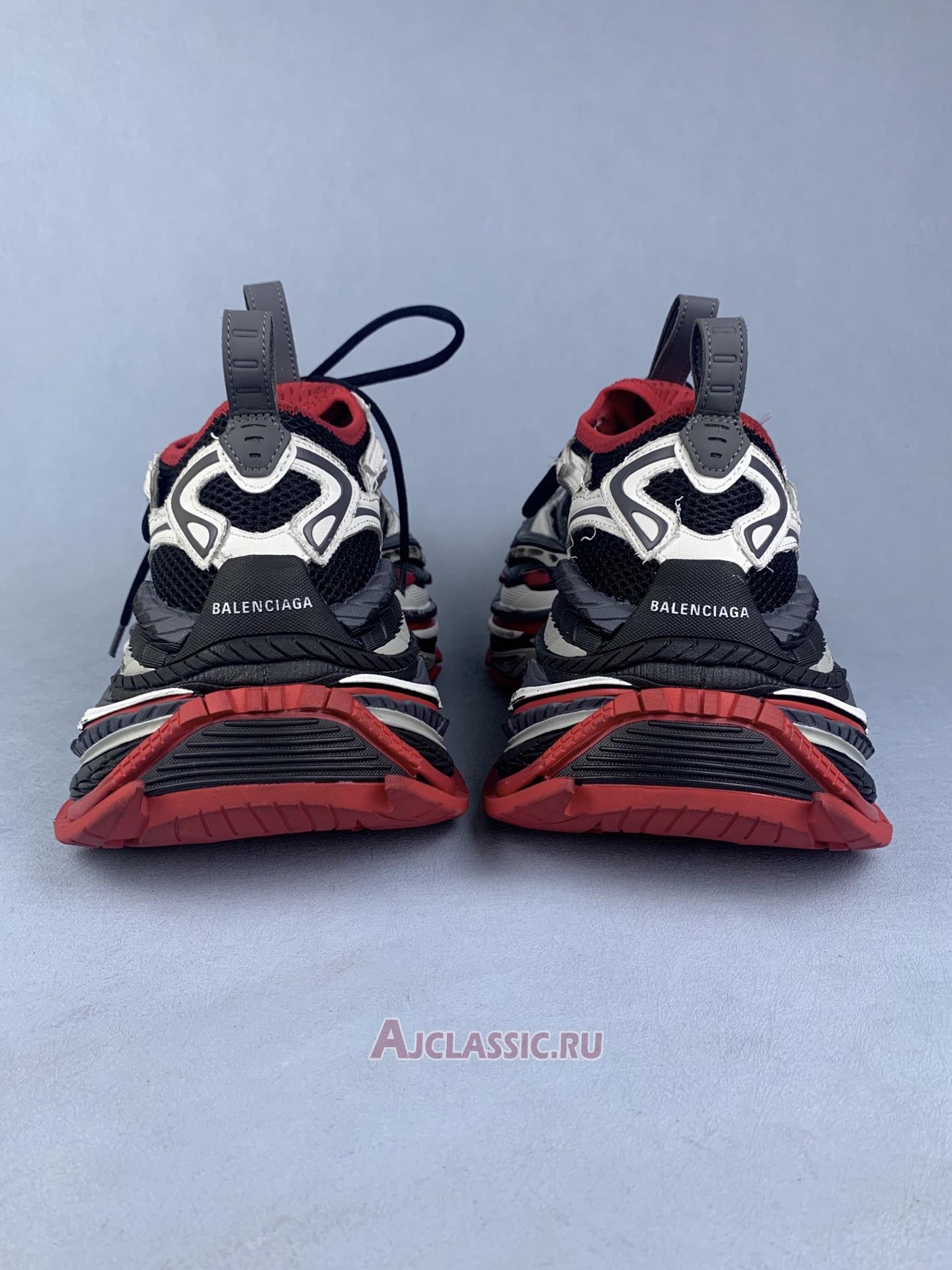 New Balenciaga Platform Reduced Sneaker "Black Grey Red" 821137 WPLTF 1160 Shoes