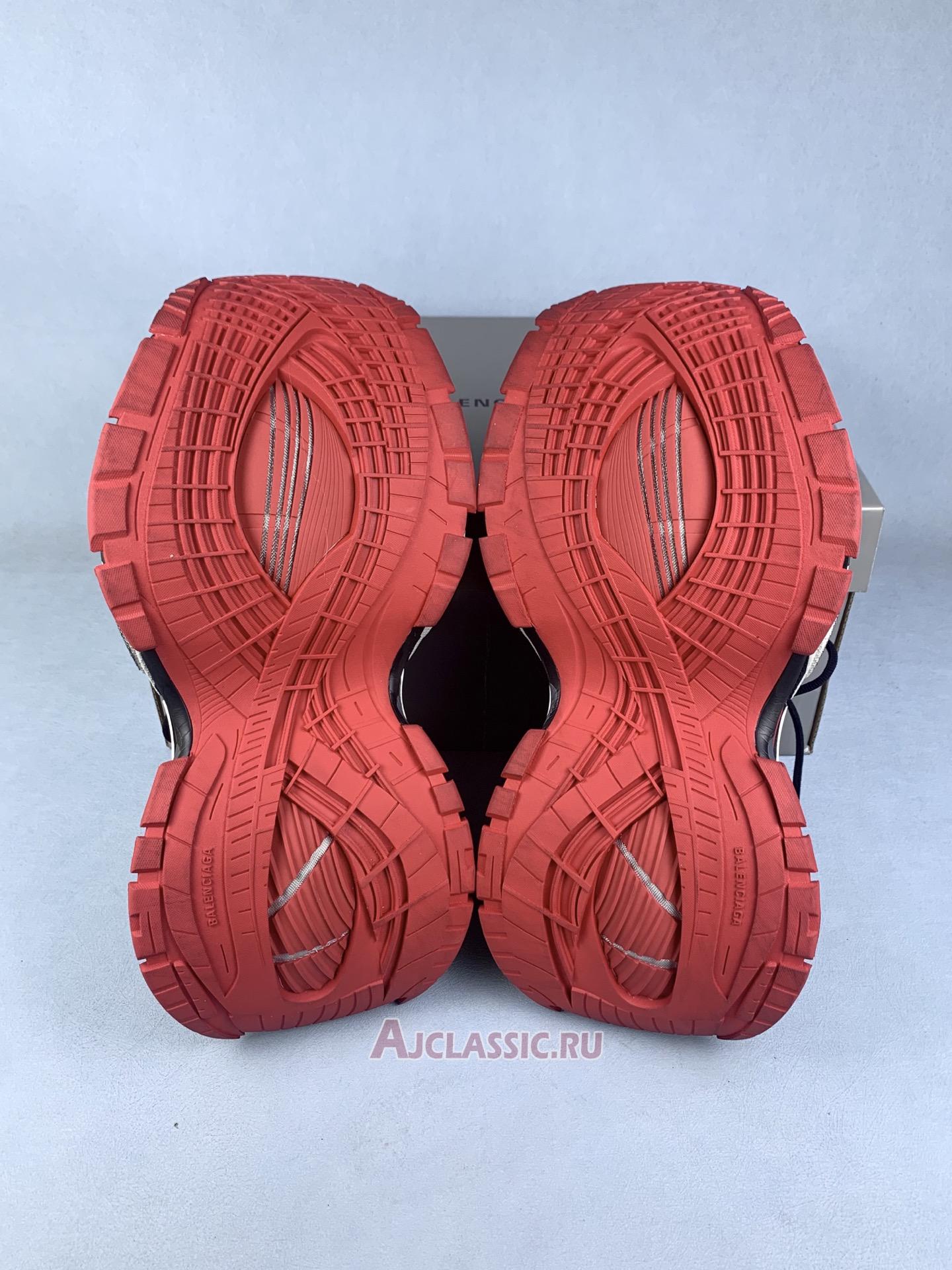 New Balenciaga Platform Reduced Sneaker "Black Grey Red" 821137 WPLTF 1160 Shoes