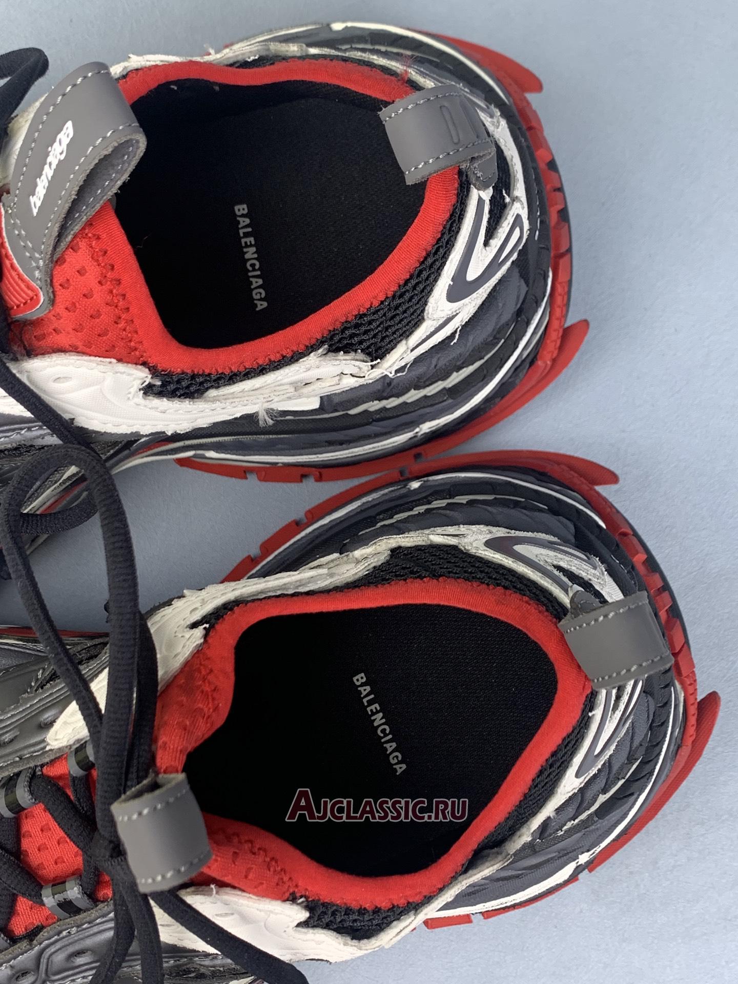 New Balenciaga Platform Reduced Sneaker "Black Grey Red" 821137 WPLTF 1160 Shoes