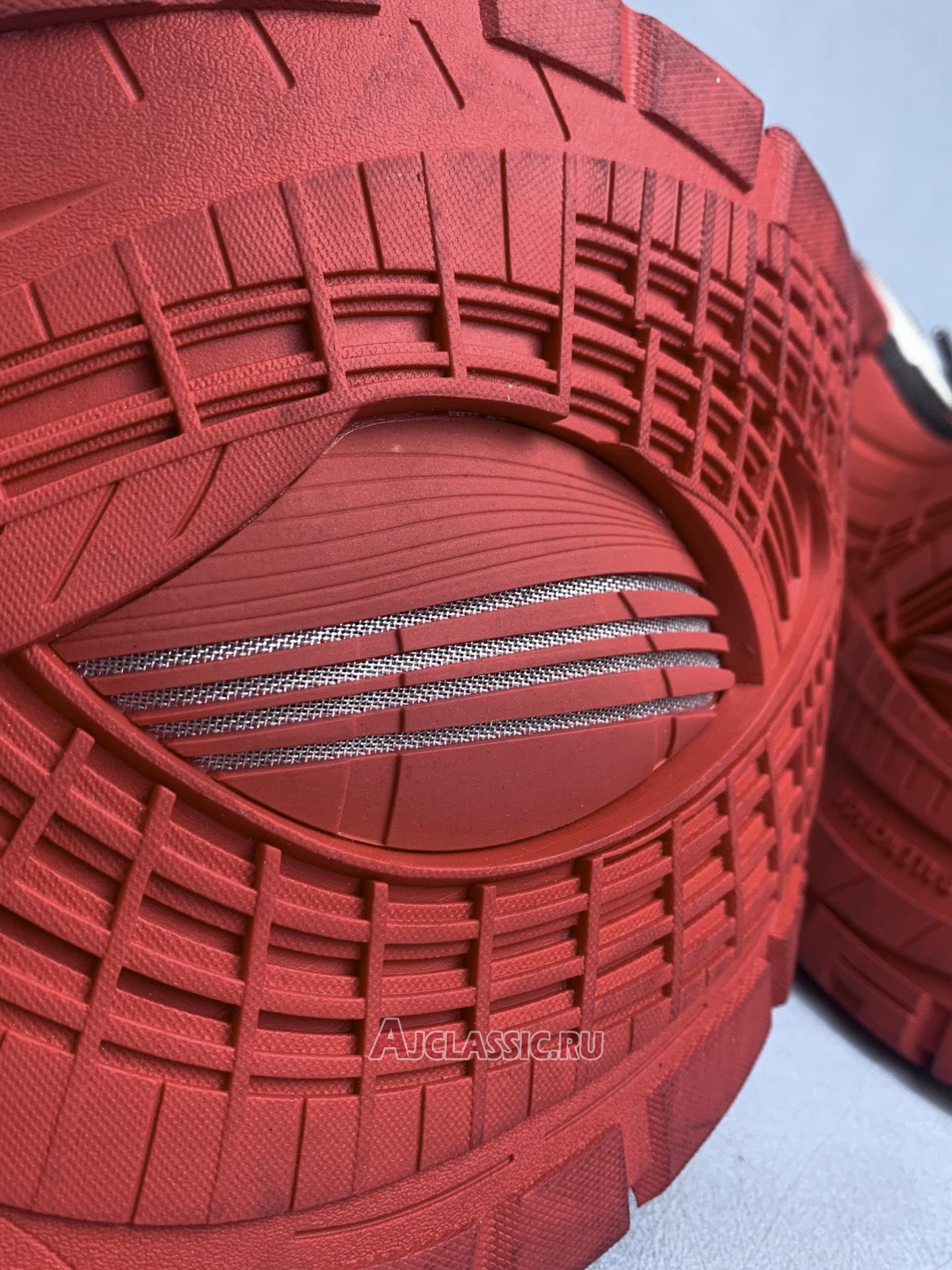 New Balenciaga Platform Reduced Sneaker "Black Grey Red" 821137 WPLTF 1160 Shoes