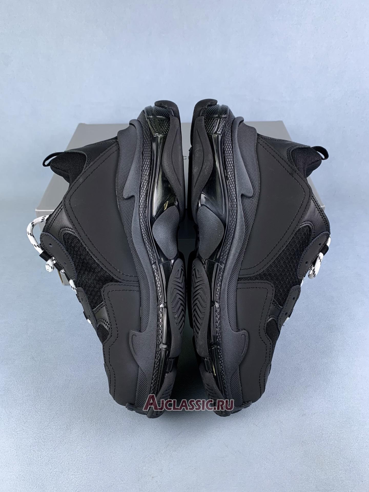 New Balenciaga Triple S Trainer "Black Clear Sole" 544351 W09O1 1000 Shoes