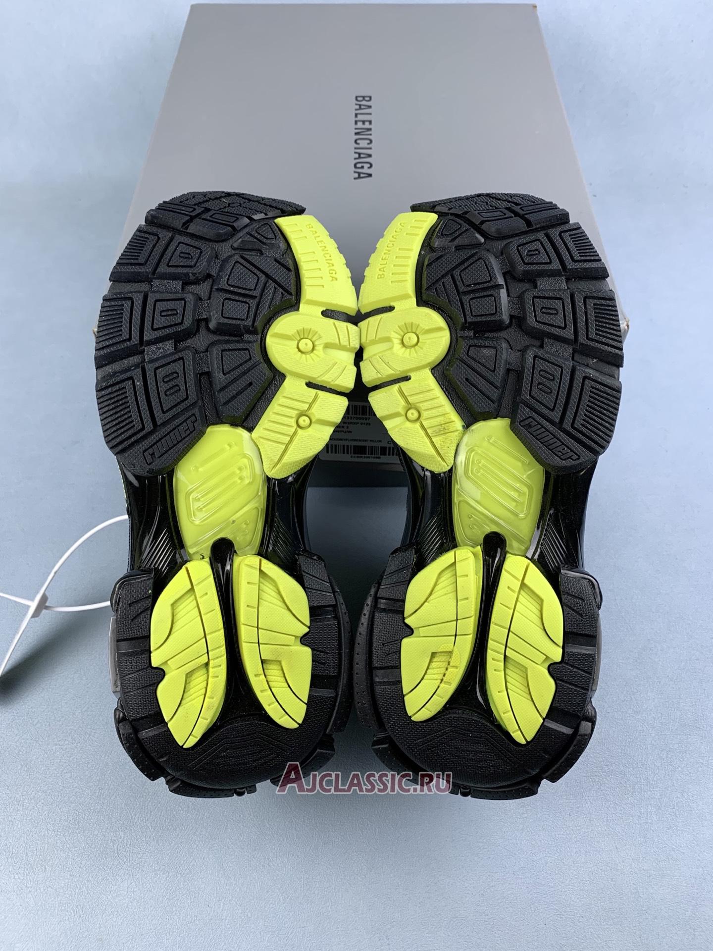 New Balenciaga Runner 2.0 Sneaker "Worn-Out Silver Neon Yellow" 779066 W3RXP 8137 Shoes