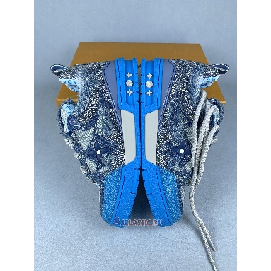 Buy Swarovski x Louis Vuitton LV Skate Sneaker Blue Monogram Blue 1ABMHC-2 Quality Reps Replicas Shoes