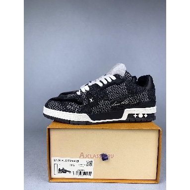 Buy Louis Vuitton LV Trainer Black Damier 3D Denim Black 1AD6DX Quality Reps Replicas Shoes