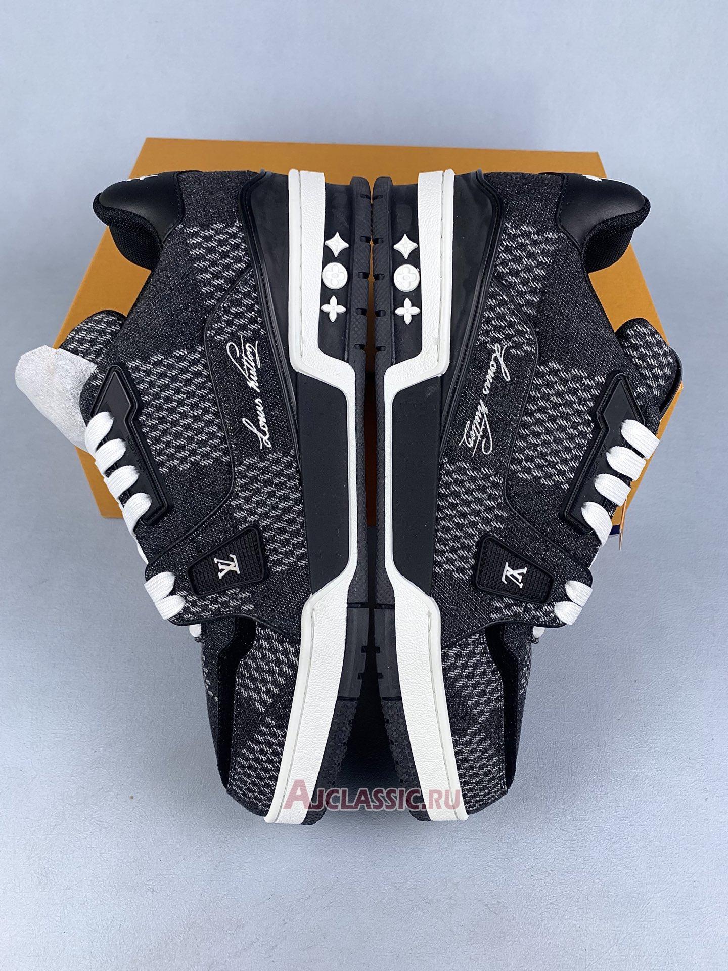 New Louis Vuitton LV Trainer "Black Damier 3D Denim" 1AD6DX Shoes