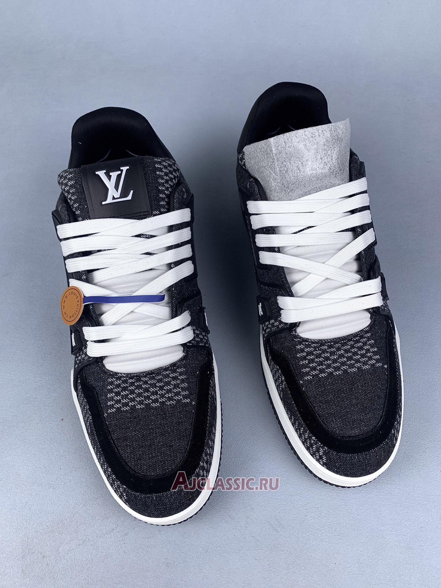 New Louis Vuitton LV Trainer "Black Damier 3D Denim" 1AD6DX Shoes