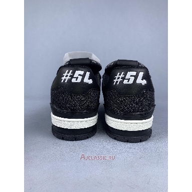 Buy Louis Vuitton LV Trainer Black Damier 3D Denim Black 1AD6DX Quality Reps Replicas Shoes