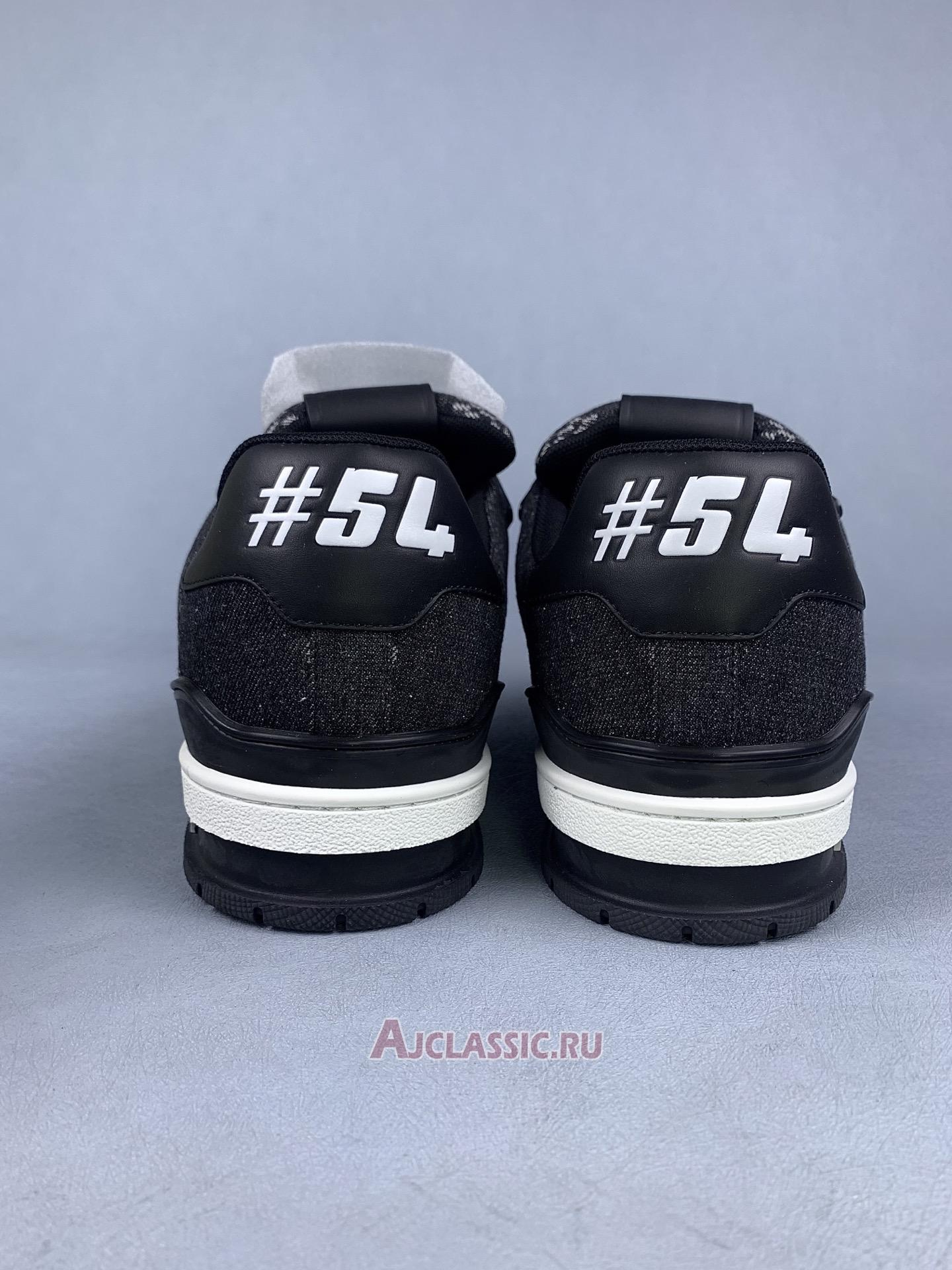 New Louis Vuitton LV Trainer "Black Damier 3D Denim" 1AD6DX Shoes