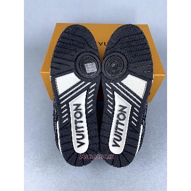 Buy Louis Vuitton LV Trainer Black Damier 3D Denim Black 1AD6DX Quality Reps Replicas Shoes
