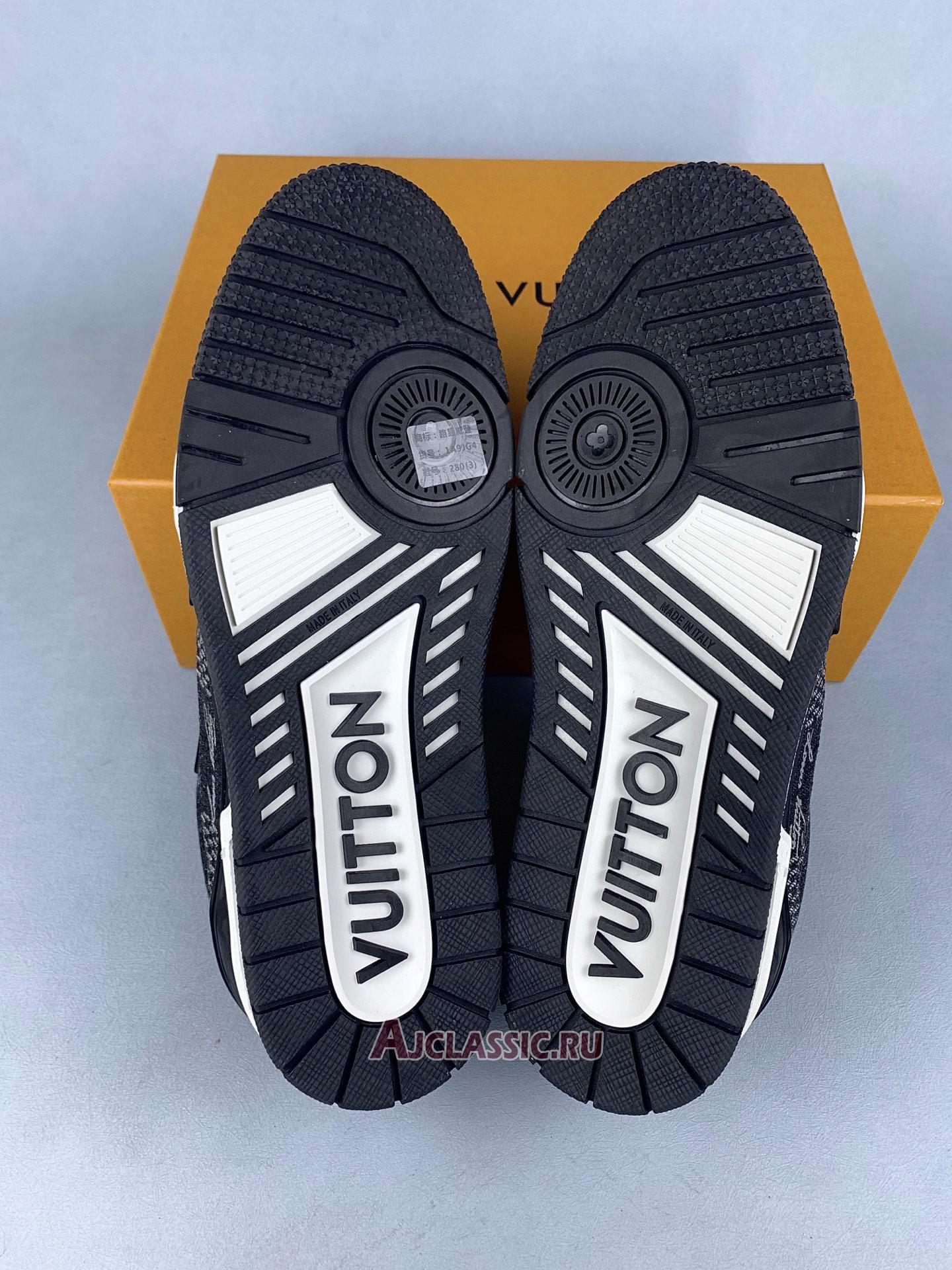 New Louis Vuitton LV Trainer "Black Damier 3D Denim" 1AD6DX Shoes