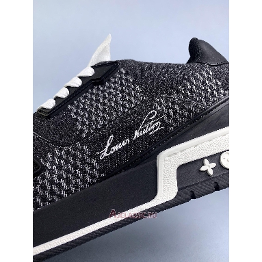 Buy Louis Vuitton LV Trainer Black Damier 3D Denim Black 1AD6DX Quality Reps Replicas Shoes