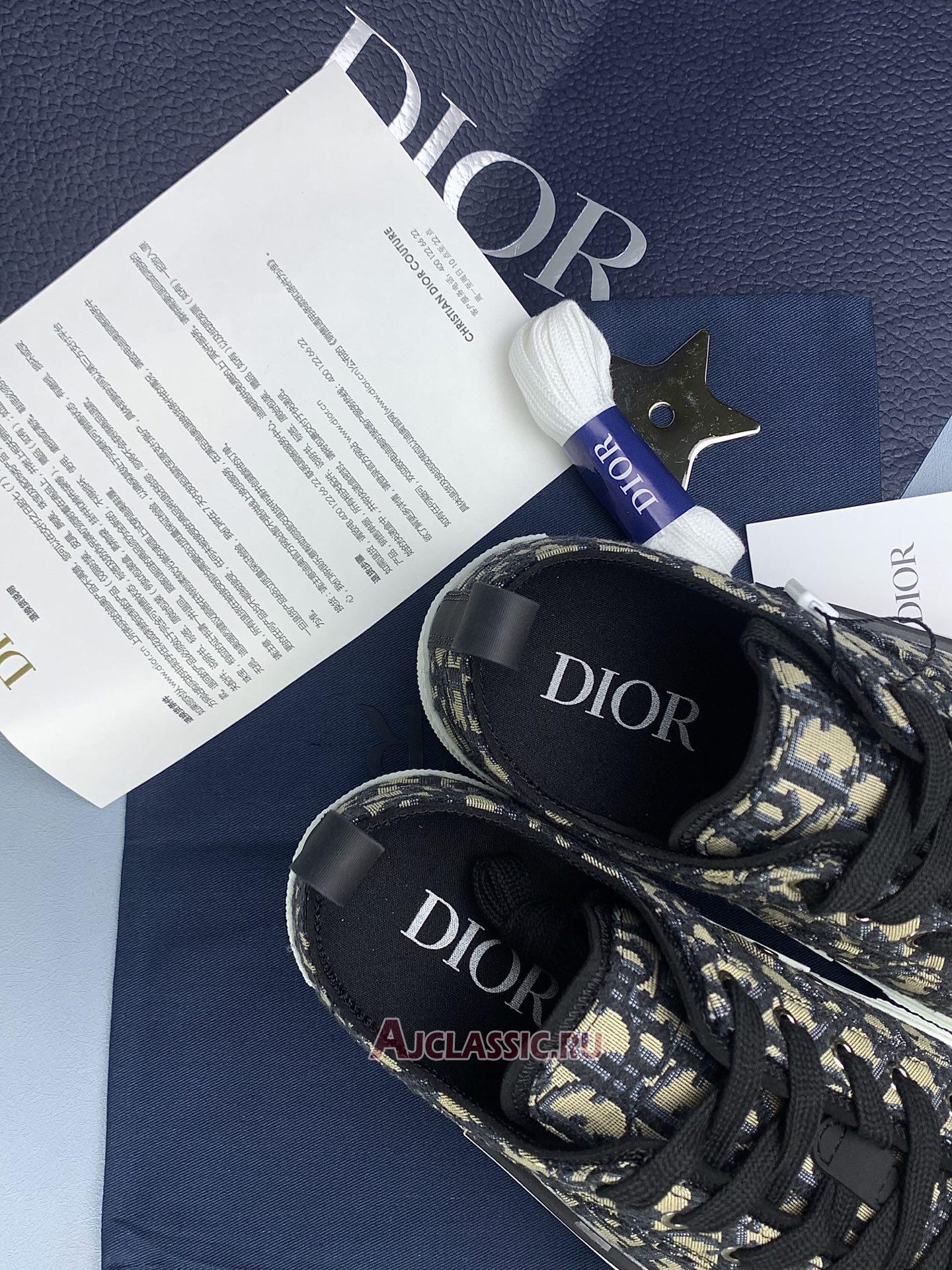 New Dior B23 League Low-Top Sneaker "Dior Oblique Beige Black" 3SN249ZSA_H961 Shoes