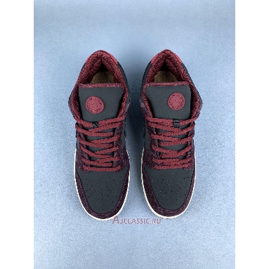 Buy Riot Skateshop x Nike SB Dunk Low Mahogany Dark Beetroot Red FZ1289-200-3 Quality Reps Replicas Shoes