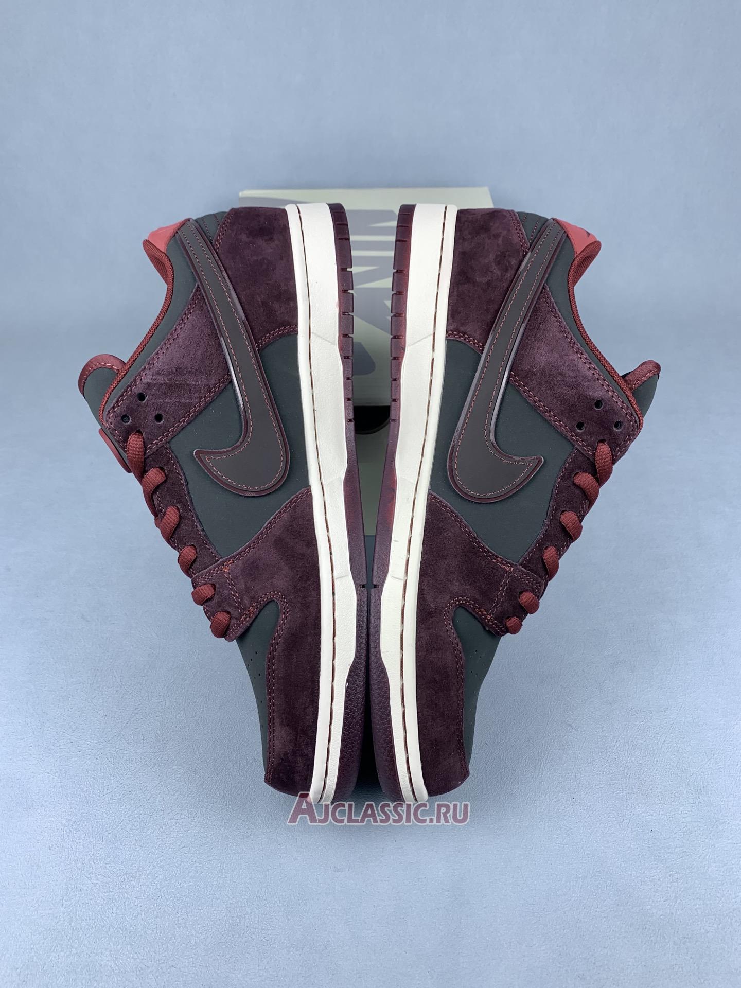 New Riot Skateshop x Nike SB Dunk Low "Mahogany Dark Beetroot" FZ1289-200-3 Shoes