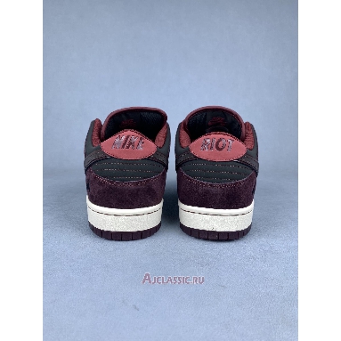 Buy Riot Skateshop x Nike SB Dunk Low Mahogany Dark Beetroot Red FZ1289-200-3 Quality Reps Replicas Shoes
