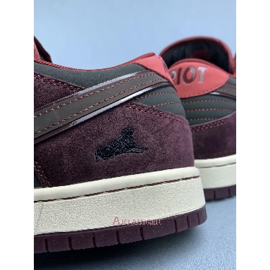 Buy Riot Skateshop x Nike SB Dunk Low Mahogany Dark Beetroot Red FZ1289-200-3 Quality Reps Replicas Shoes
