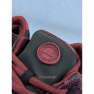 Buy Riot Skateshop x Nike SB Dunk Low Mahogany Dark Beetroot Red FZ1289-200-3 Quality Reps Replicas Shoes