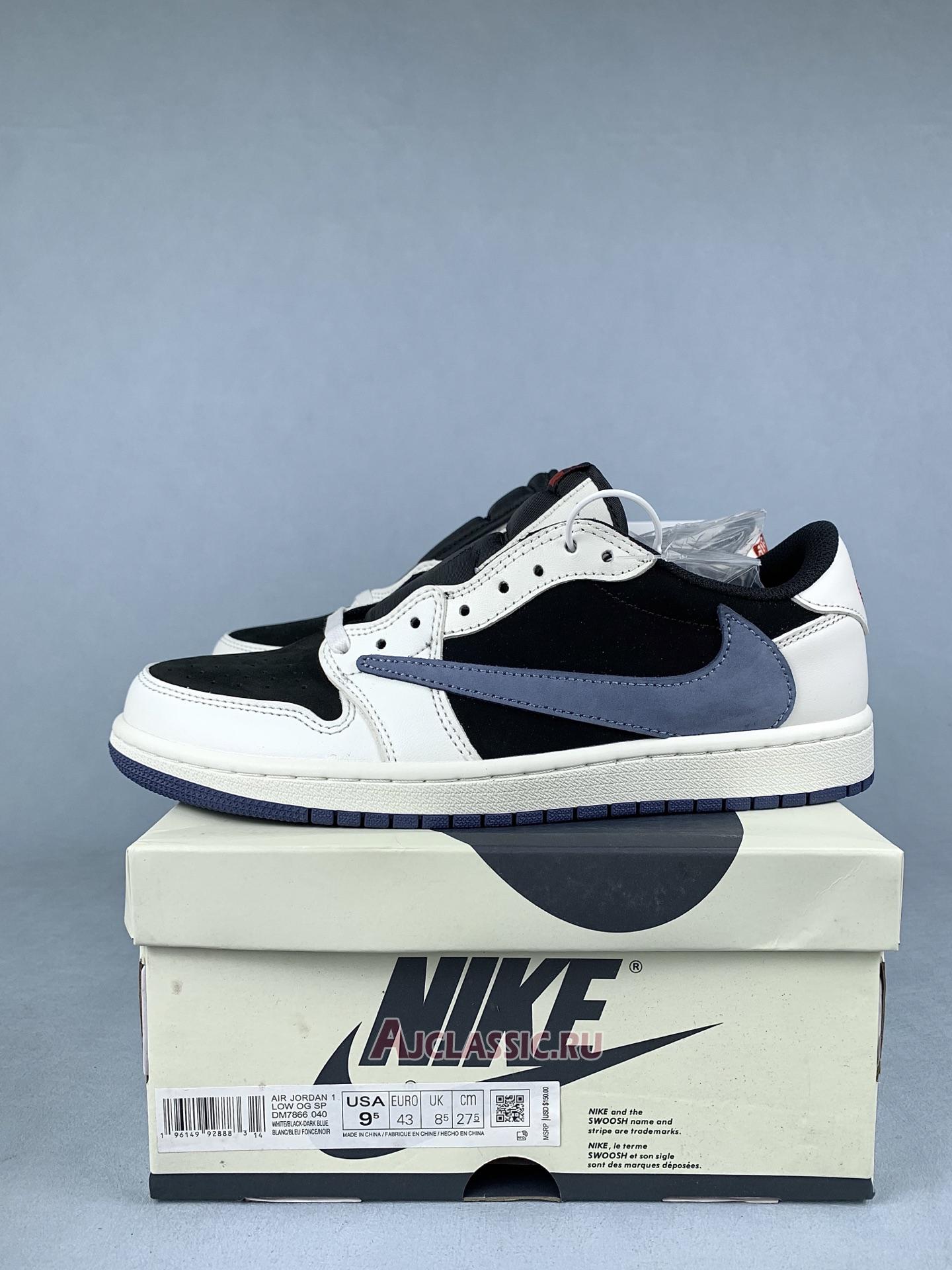 New Travis Scott x Air Jordan 1 Retro Low OG SP "Blue" DM7866-200-3 Shoes