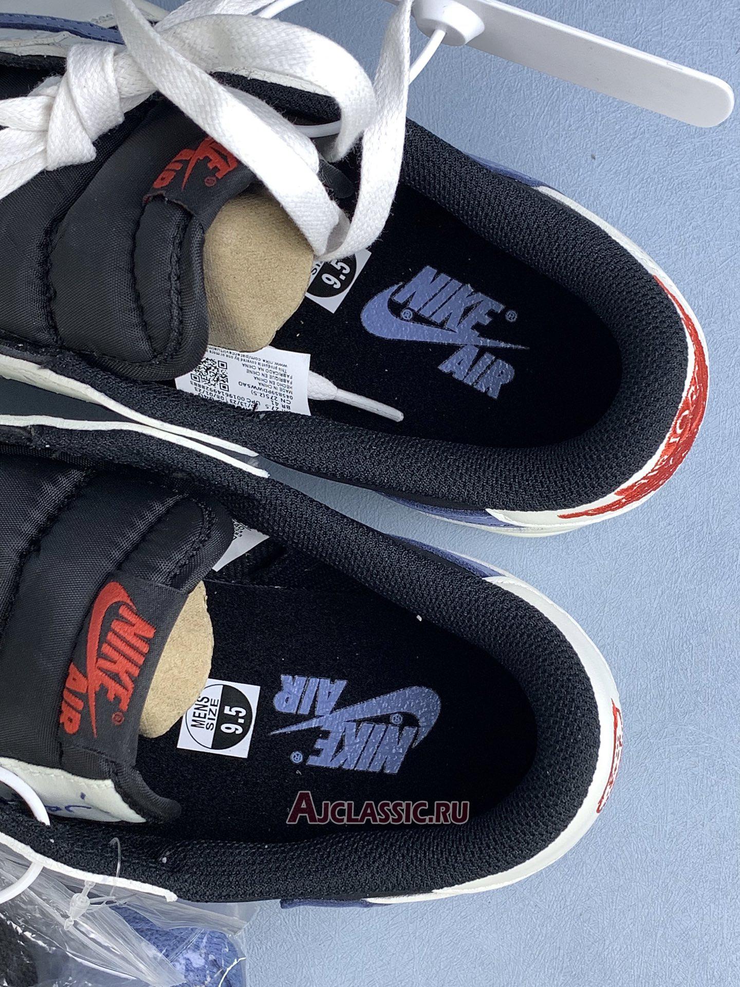 New Travis Scott x Air Jordan 1 Retro Low OG SP "Blue" DM7866-200-3 Shoes