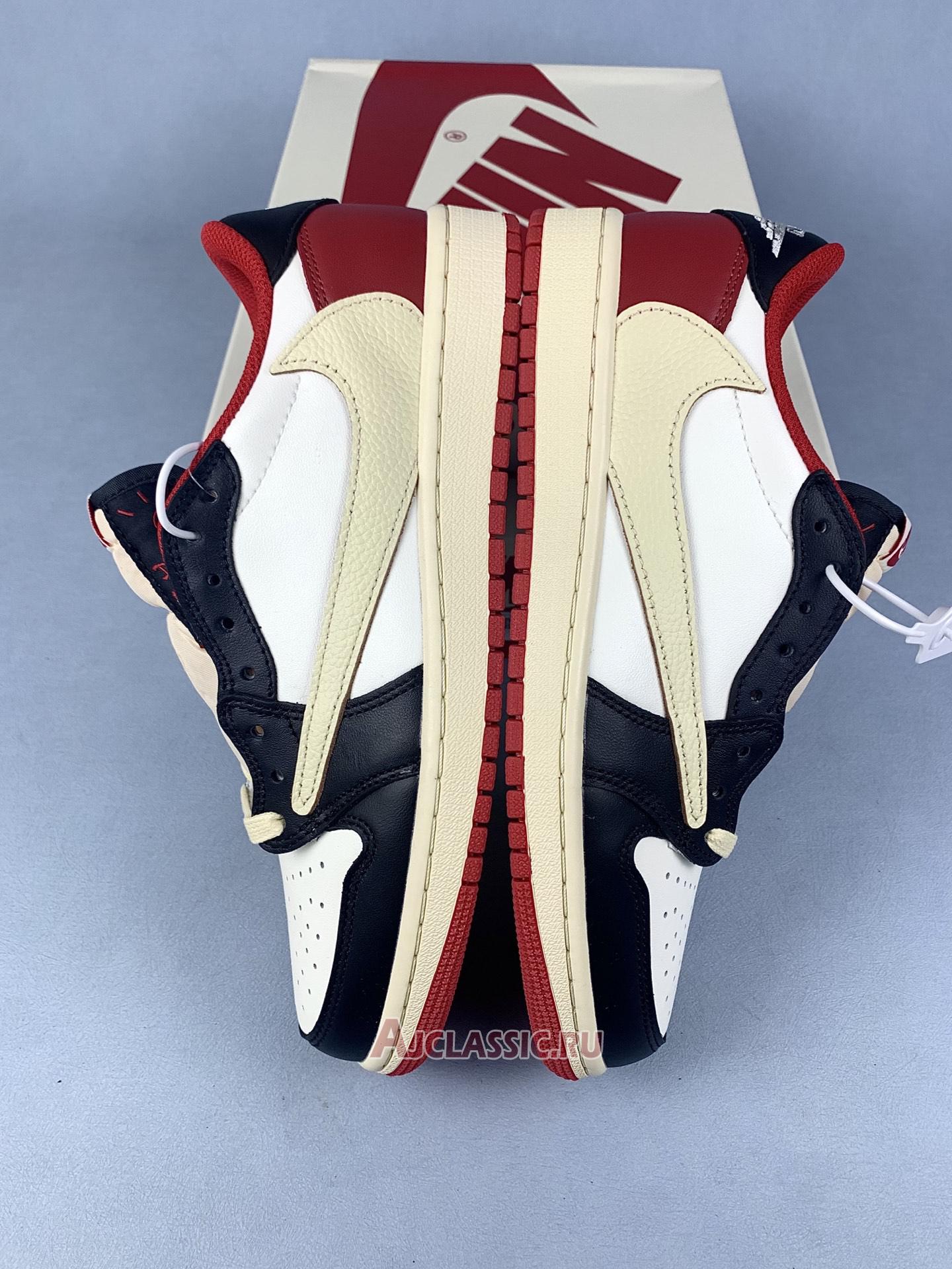 New Fragment Design x Travis Scott x Air Jordan 1 Retro Low "Red" DM7866-140-4 Shoes