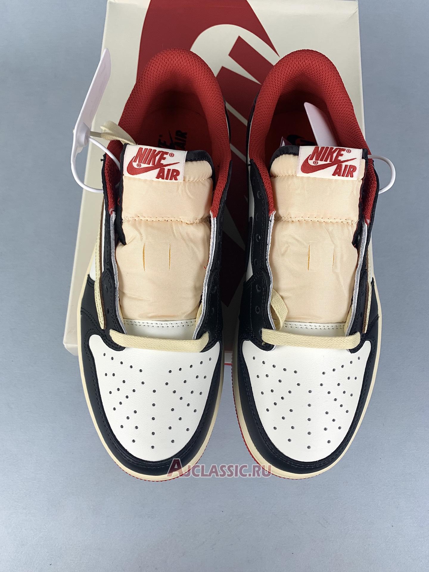 New Fragment Design x Travis Scott x Air Jordan 1 Retro Low "Red" DM7866-140-4 Shoes