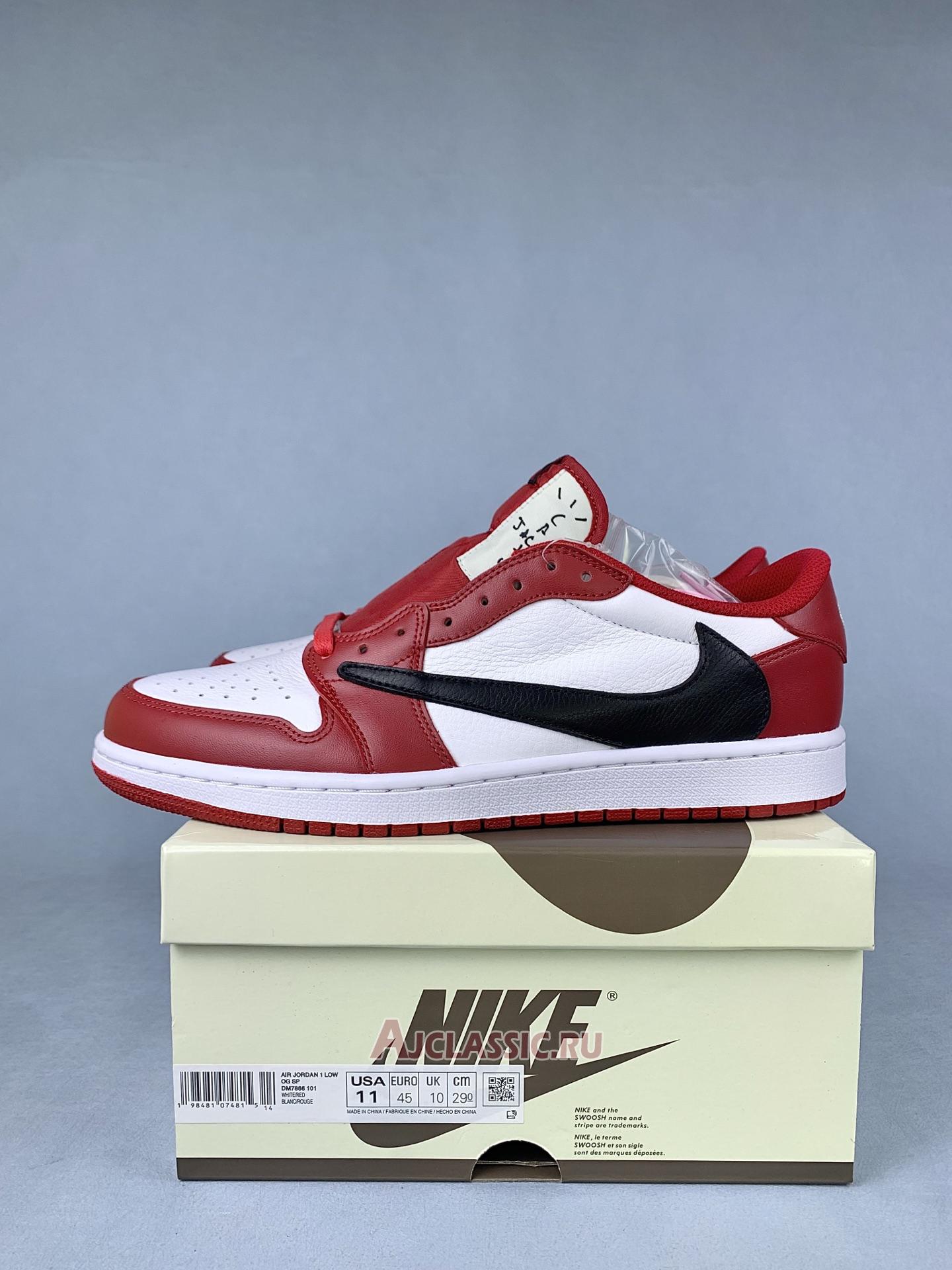 New Travis Scott x Air Jordan 1 Low OG "Chicago" HQ6998-600-4 Shoes