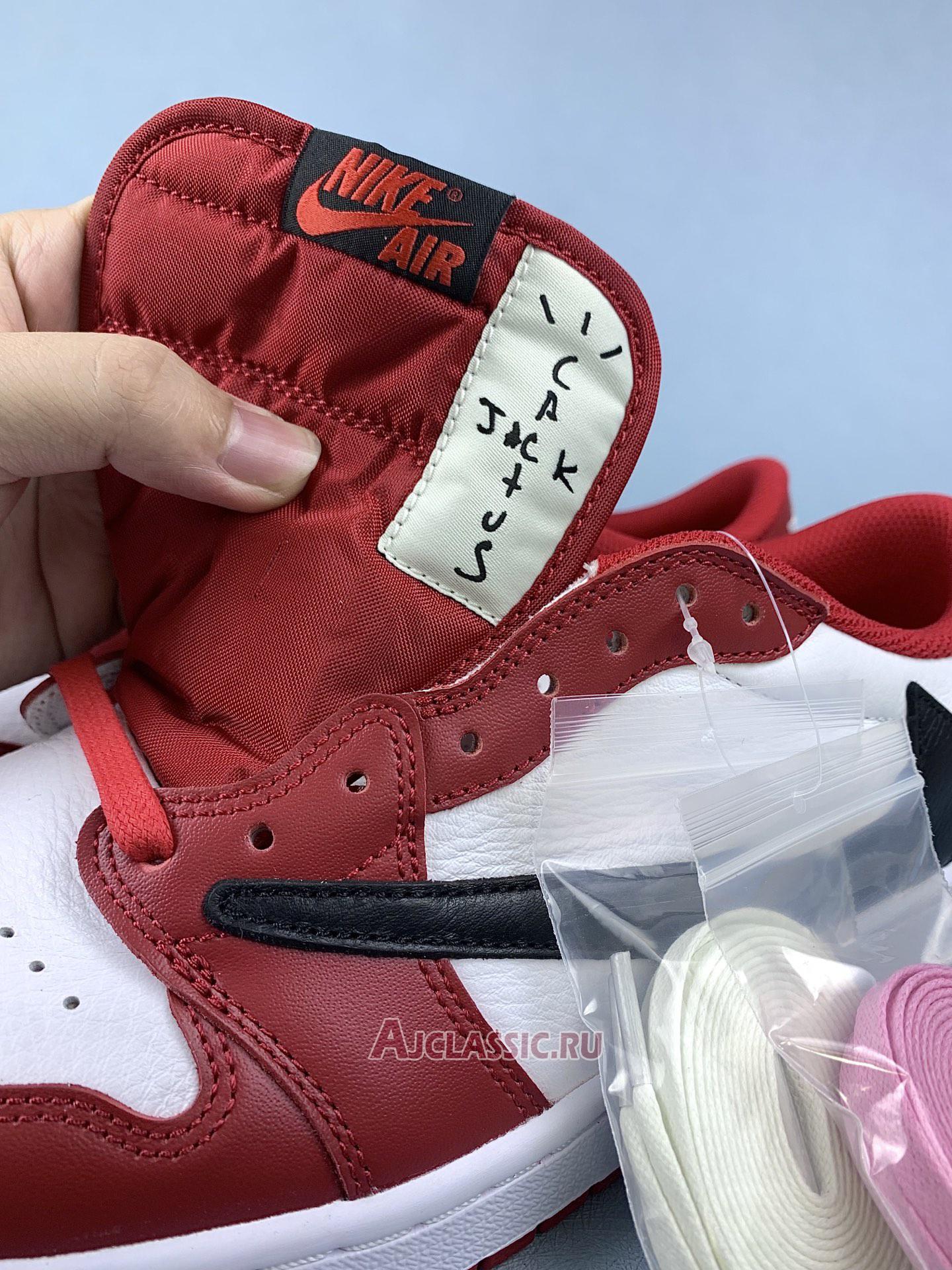 New Travis Scott x Air Jordan 1 Low OG "Chicago" HQ6998-600-4 Shoes