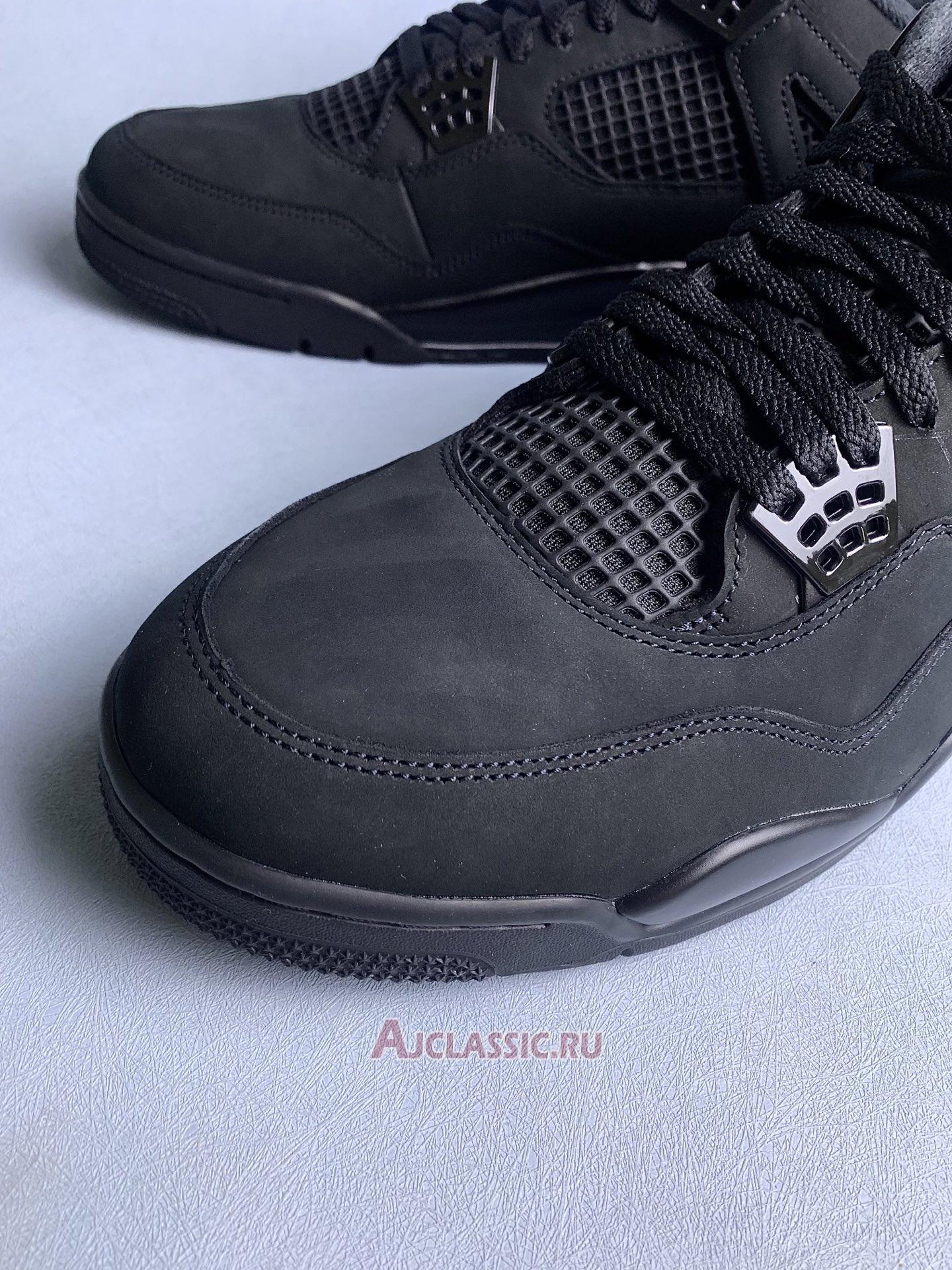 New Air Jordan 4 Retro "Black Cat" 2025 FV5029-010 Shoes