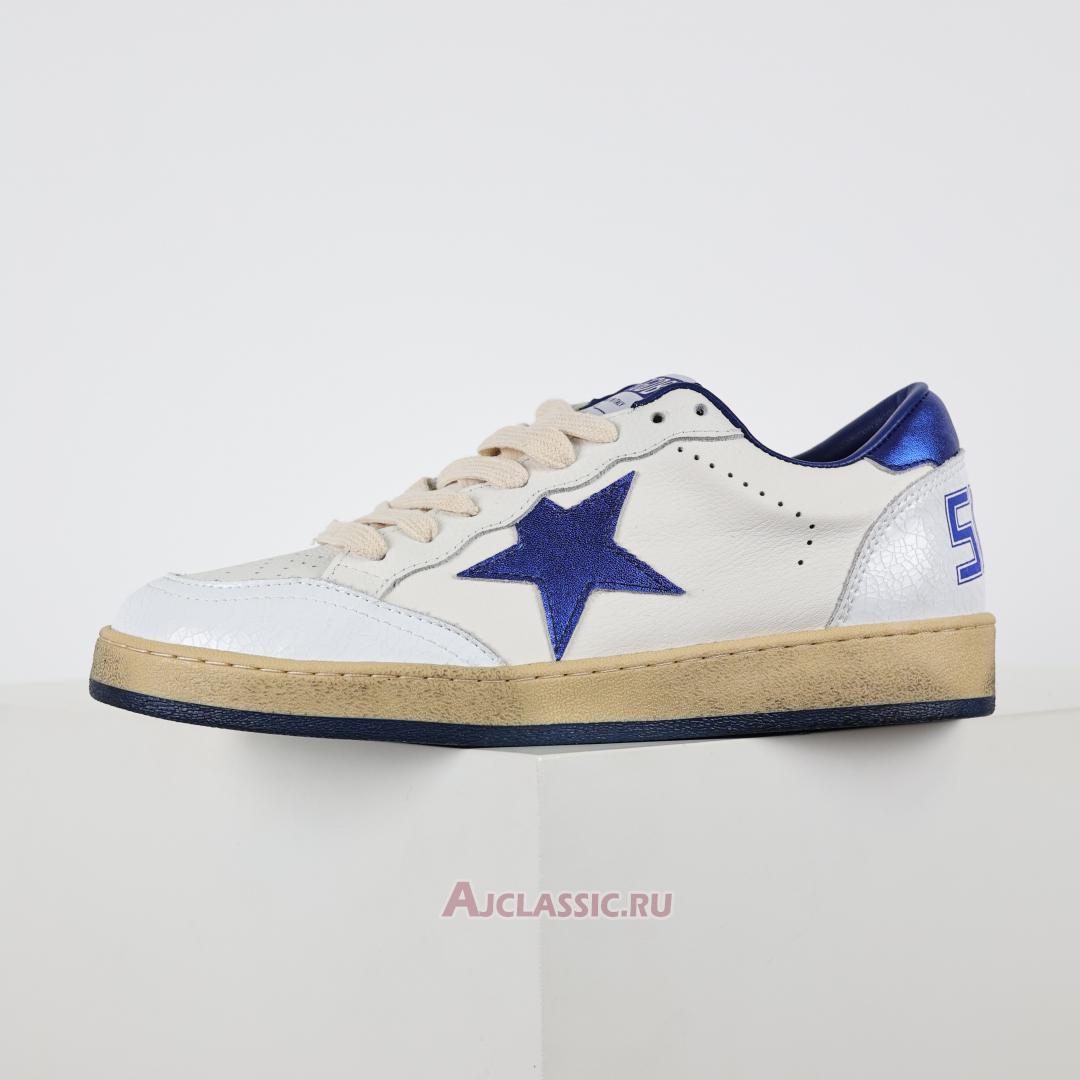 New Golden Goose Ball Star "White Blue" GMF00117.F002198.10327 Shoes