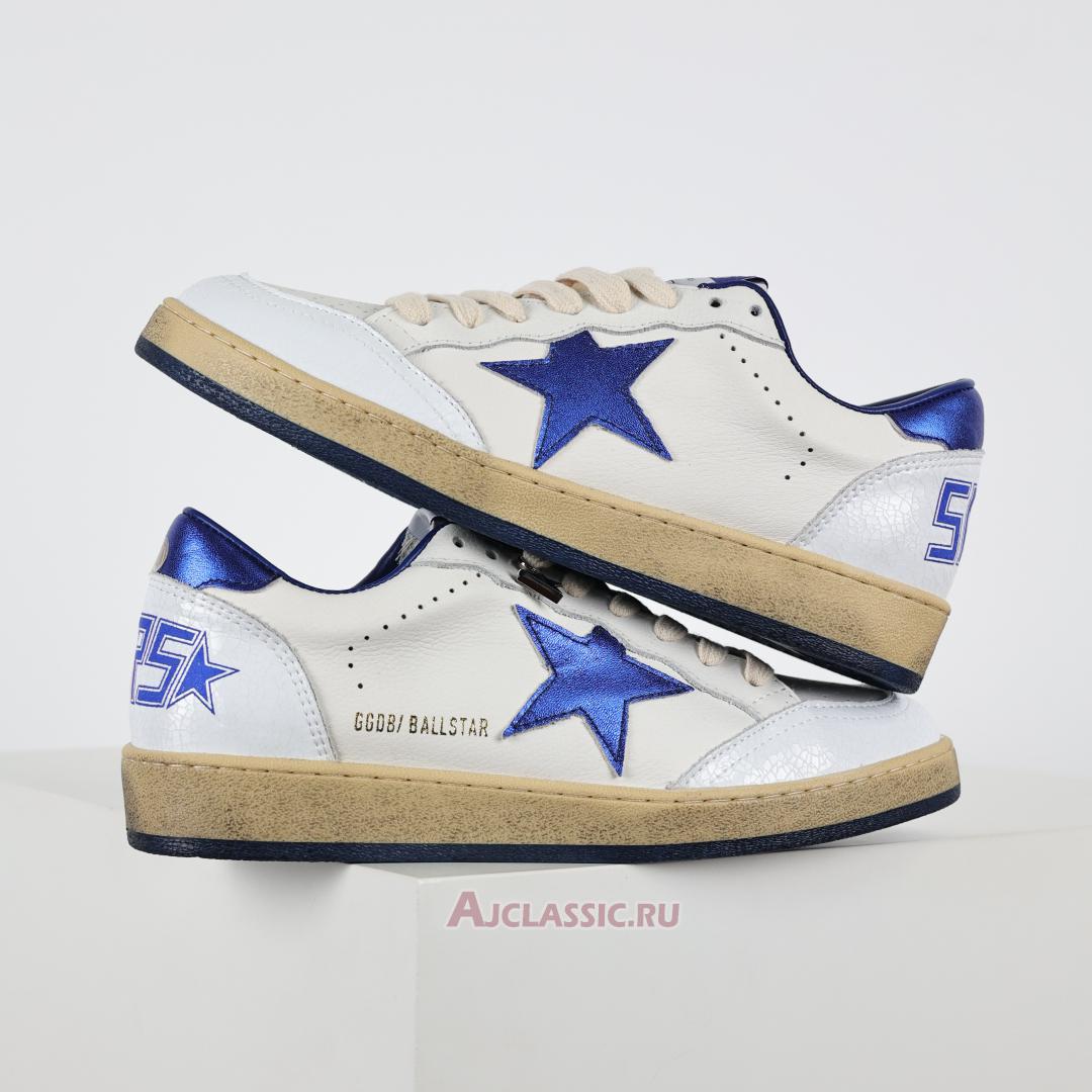 New Golden Goose Ball Star "White Blue" GMF00117.F002198.10327 Shoes