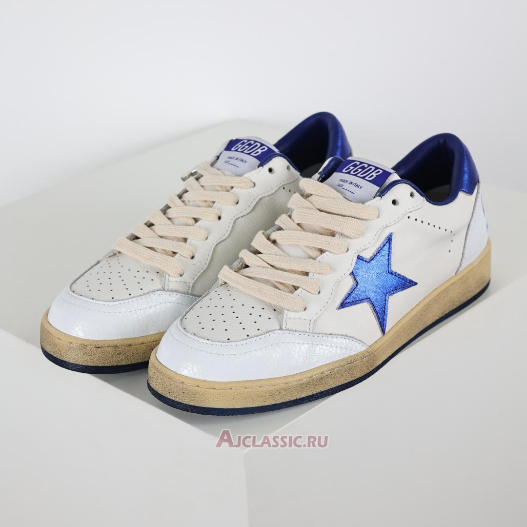 New Golden Goose Ball Star "White Blue" GMF00117.F002198.10327 Shoes