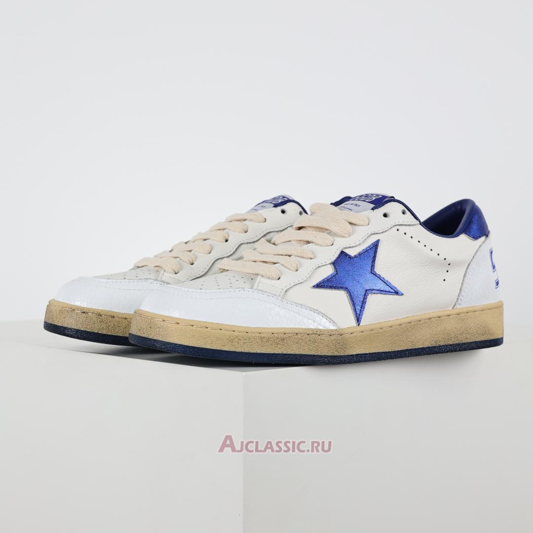 New Golden Goose Ball Star "White Blue" GMF00117.F002198.10327 Shoes