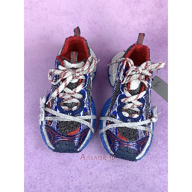 Buy Balenciaga 3XL Sneaker Worn-Out Blue Red Blue 734734 W3XL5 1469 Quality Reps Replicas Shoes