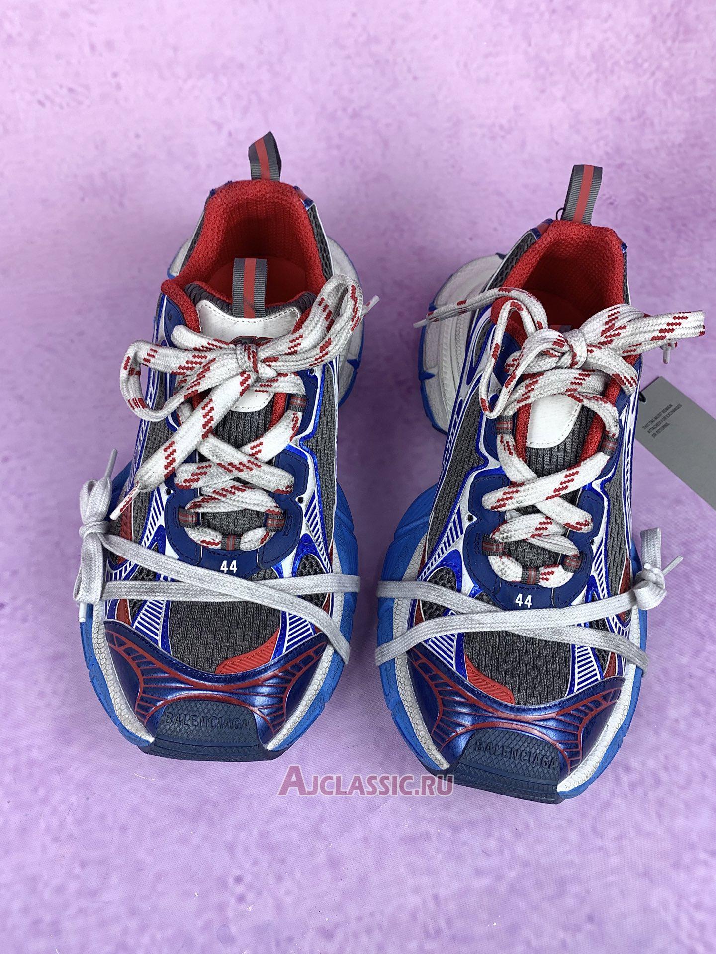 New Balenciaga 3XL Sneaker "Worn-Out Blue Red" 734734 W3XL5 1469 Shoes