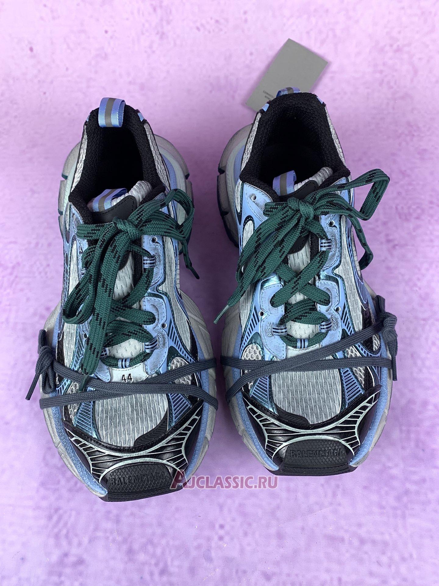 New Balenciaga 3XL Sneaker "Grey Blue Mesh" 734734 W3XL5 3124 Shoes