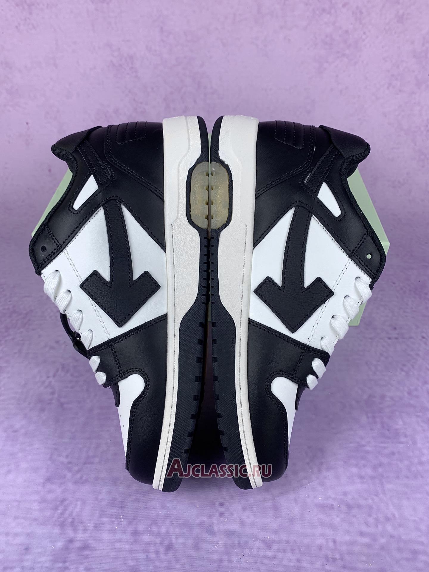 New Off-White Out of Office "Black White" OMIA189C99LEA001 1004 Shoes
